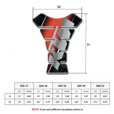 KTM Tank Protector Stylish Print with Gray Logo 