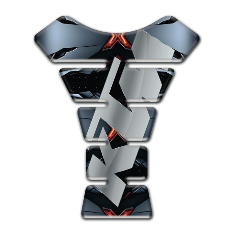 KTM Tank Guard Pads Torn Effect with Gray logo 