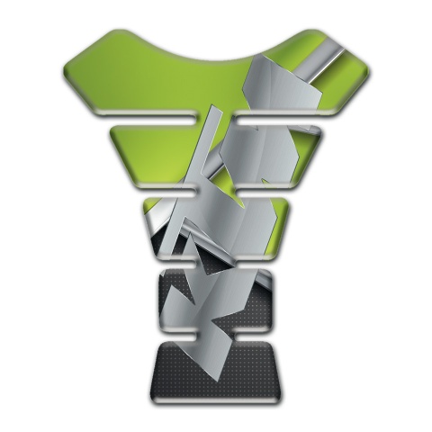 KTM Tank Protector Black Green Base Gray Logo 