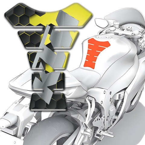 KTM Tank Guard Pads Stylish Version with Gray Logo 