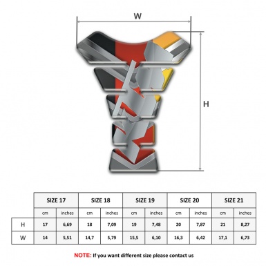 KTM Tank Fuse Multicolored Version with Gray Logo 