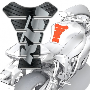 KTM Tank Fuse Rubber Effect Base Gray Logo 