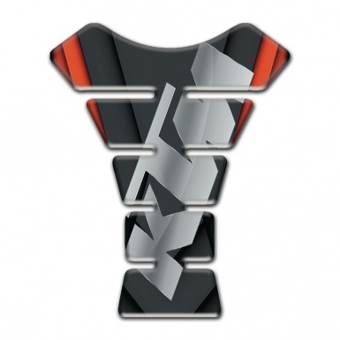 KTM Tank Protector Orange Motive Base Gray Logo 