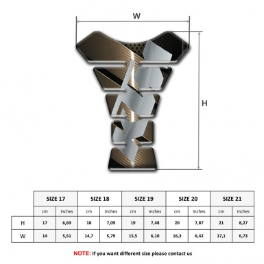 KTM Tank Pad Protector Bronze Base with Gray Logo 
