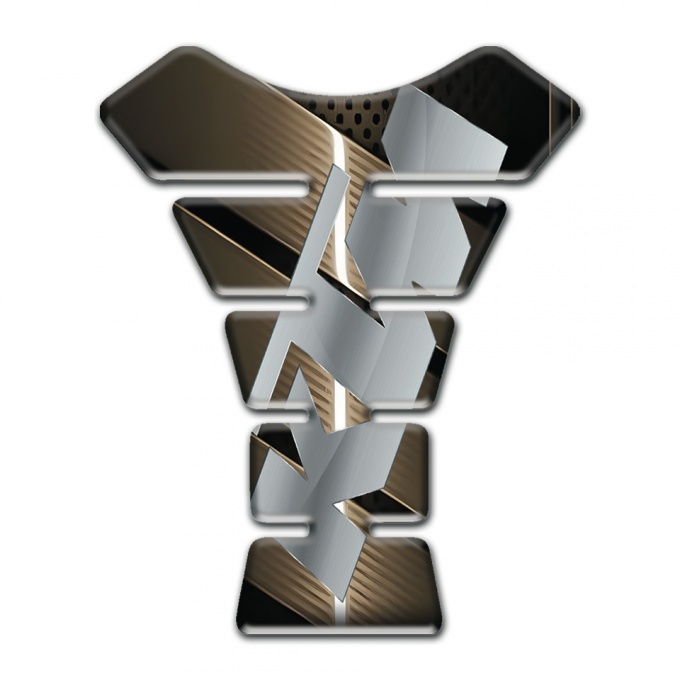 KTM Tank Pad Protector Bronze Base with Gray Logo 