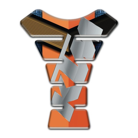 KTM Tank Fuse Orange Nuances Base Gray Logo