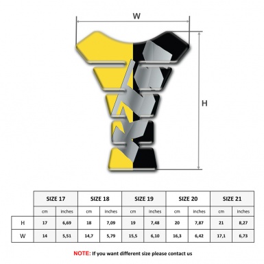 KTM Tank Pad Protector Black Yellow Halves and Gray Logo 