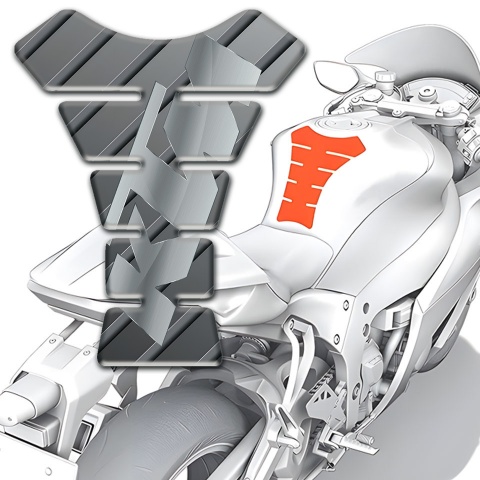 KTM Tank Protector Gray Patterns Base Style 