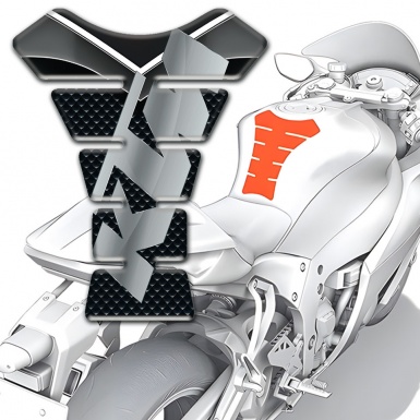 KTM Tank Pad Motorbike High-Quality Edition with Gray logo 