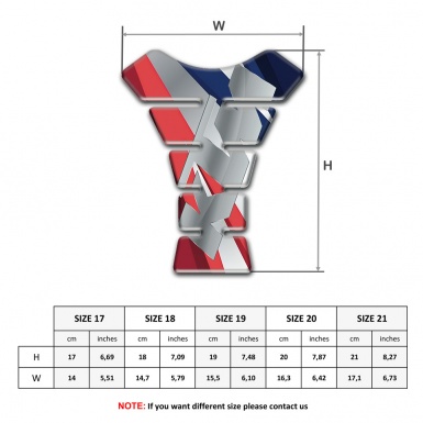 KTM Tank Guard Pads Multicolored Patterns with Gray Logo 