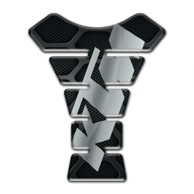 KTM Tank Pad Motorbike Black with Gray Patters Base Stylish Print Logo 