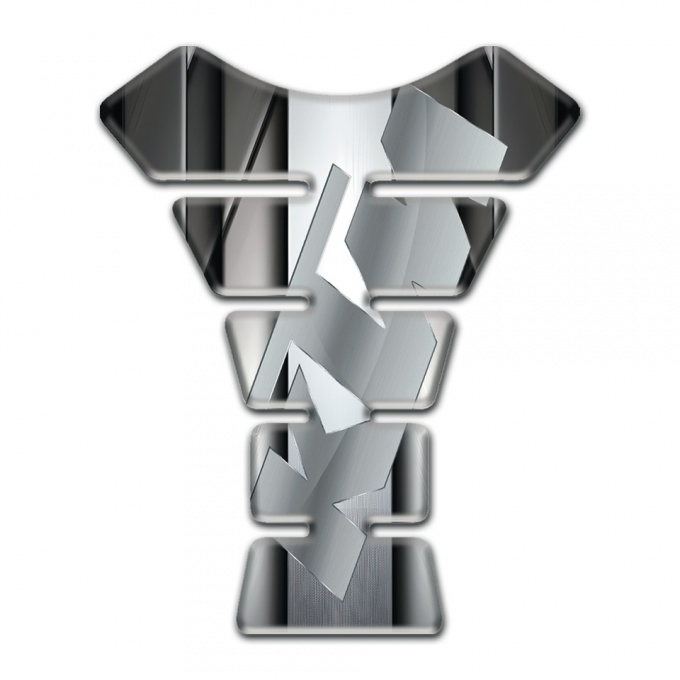 KTM  Tank Protector Metal Central panel and Gray Logo 