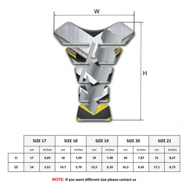 KTM Tank Guard Pads Silver Yellow Decoration Gray Logo 