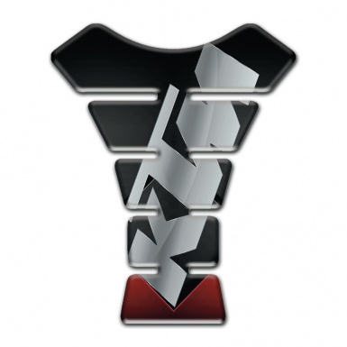 KTM Tank Pad Protector Gray Logo with Black Red Base Print 