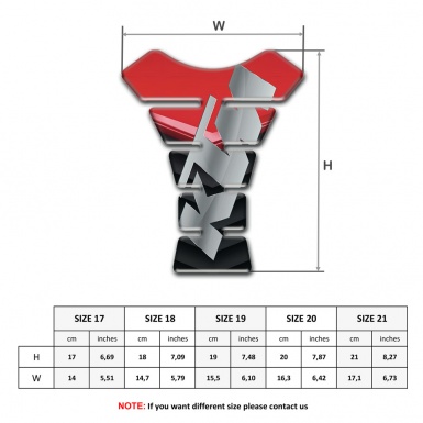 KTM Tank Fuse Model with Red Black Design 