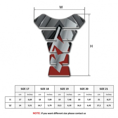 KTM Tank Guard Pads Model with Red Gray Design 