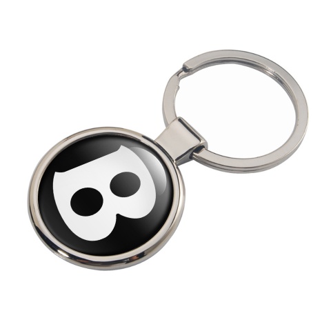 Bentley Key Fob Metal Black White Logo Clean Logo