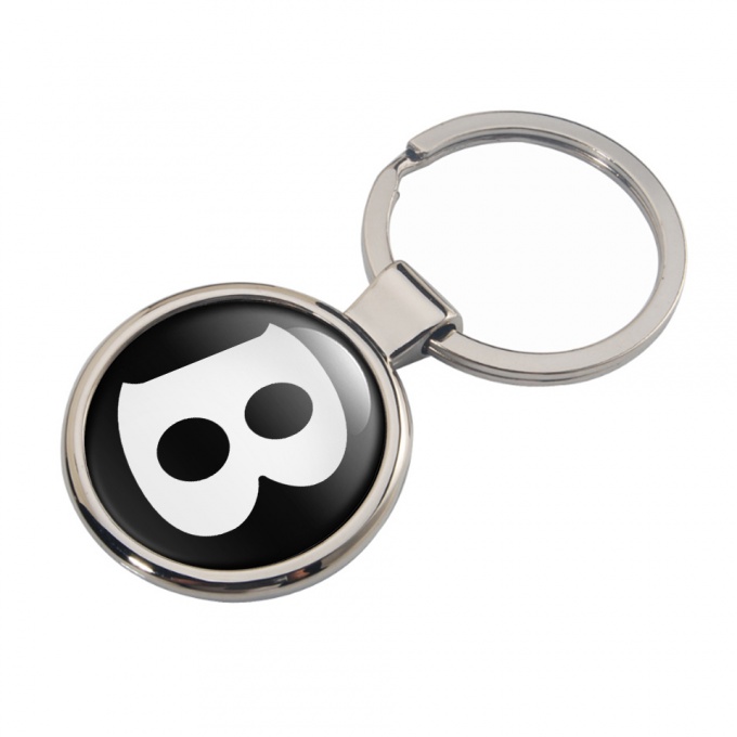 Bentley Key Fob Metal Black White Logo Clean Logo