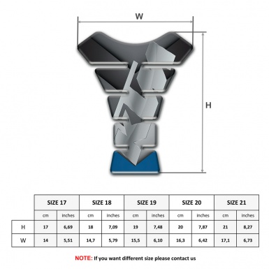 KTM Tank Guard Pads Model with Colorful V Shape Decoration 