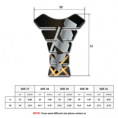 KTM Tank Guard Pads Orange Lights Base Gray Logo
