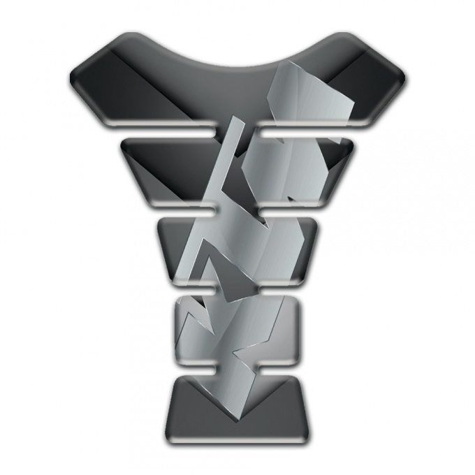 KTM Tank Fuse V Shape Details Design with Gray Logo