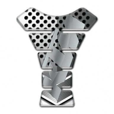 KTM Tank Pad Motorbike Perforated Edition with Gray Logo 