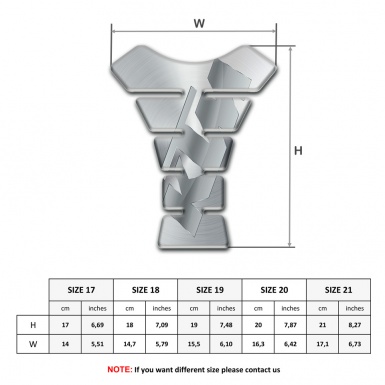 KTM Tank Guard Pads Model with Silver Design 