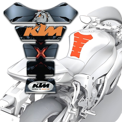 KTM Tank Protector Torn Base Effect Dod Logo Edition