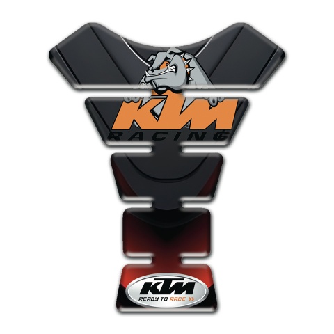 KTM Tank Pad Motorbike High-Quality  Design with Dog Logo 