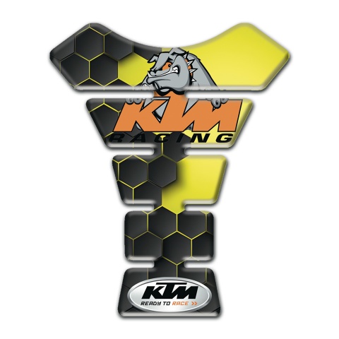 KTM Tank Pad Motorbike Stylish Design with Dog Logo Style