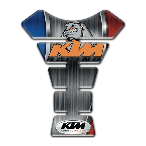 KTM Tank Protector Animation Dog Logo with Racing Motive and Stylish Base 