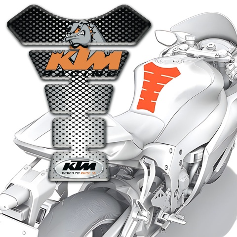 KTM Tank Fuse Gray Black Decoration Type 
