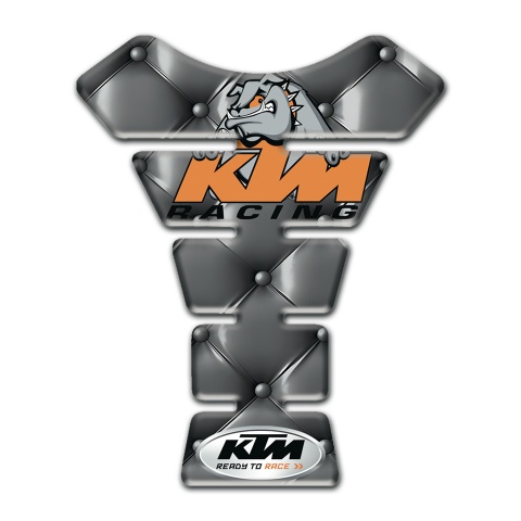 KTM Tank Pad Motorbike Gray Leather Effect 
