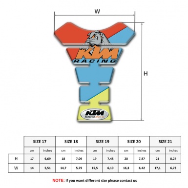 KTM Tank Guard Pads Fresh Colors Variant 