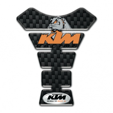 KTM Tank Protector Version with Black Fibres Print 