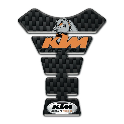 KTM Tank Protector Version with Black Fibres Print 