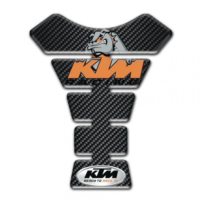KTM Tank Guard Pads Version with Black Carbon 