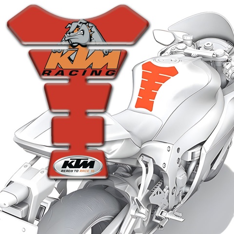 KTM Tank Pad Protector Red Print Version 