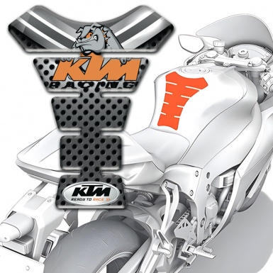 KTM Tank Pad Motorbike Premium Quality with Dog Logo Style 