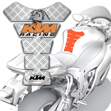 KTM Tank Guard Pads Crossed Patterns Decoration 