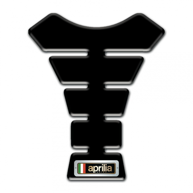 Aprilia Tank Pad Motorbike Black Design 