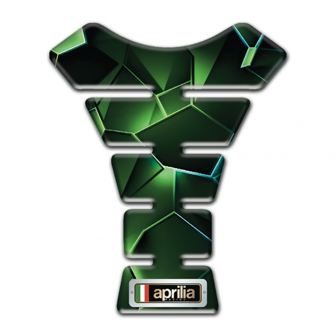 Aprilia Tank Fuse Green Diamond Effect Design 