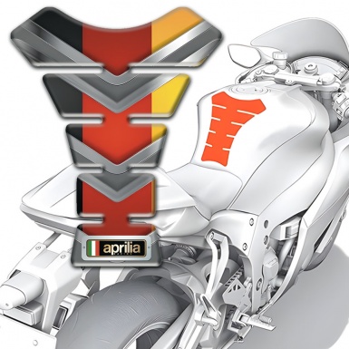 Aprilia Tank Pad Protector Multicolored Design 