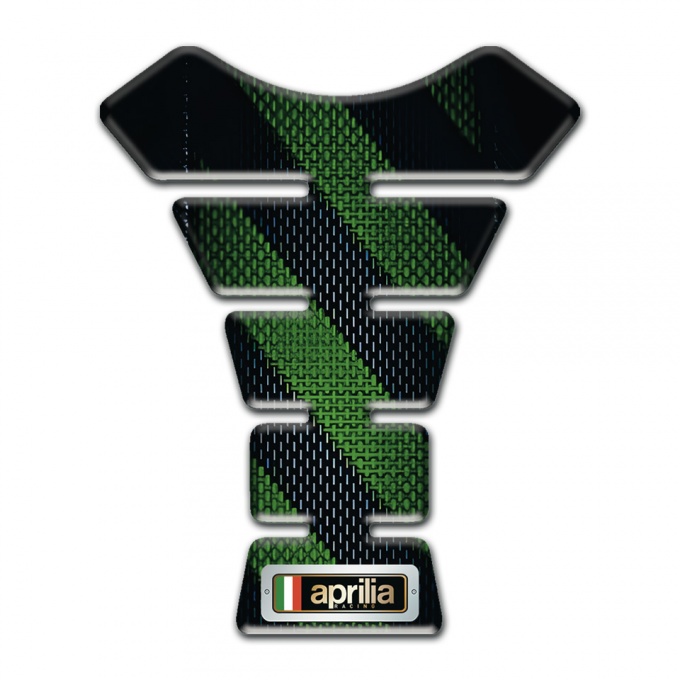 Aprilia Tank Fuse Black Green Decoration Design 