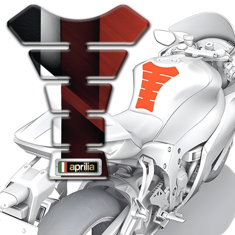 Aprilia Tank Protector Silicone Sticker with High End Design 