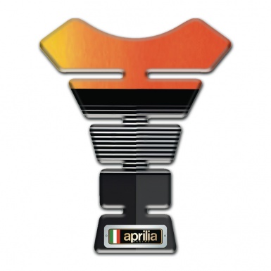 Aprilia Tank Guard Pads Anti Slip Sticker with Small Badge logo 