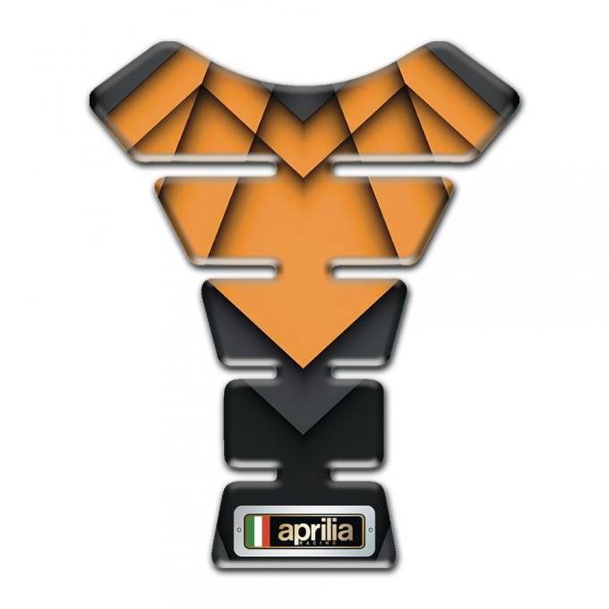 Aprilia Tank Guard Pads Orange Parts Design 
