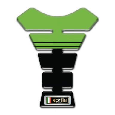 Aprilia Tank Guard Pads Green Black Print Design 