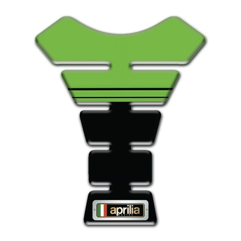 Aprilia Tank Guard Pads Green Black Print Design 