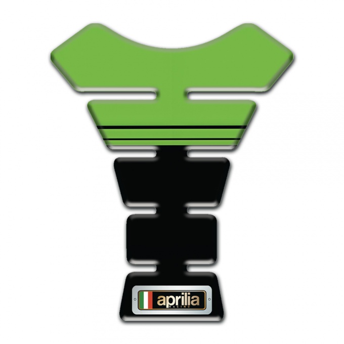 Aprilia Tank Guard Pads Green Black Print Design 
